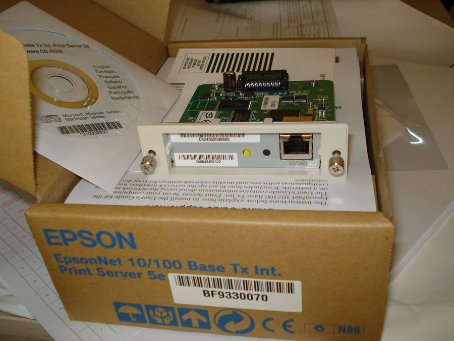 EPSON Print server 10/100 Base TX int 5e